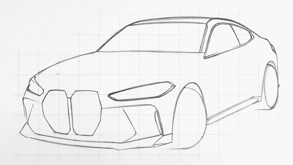 How to Draw a BMW M4: A Step-by-Step Guide to Drawing a Stunning Purple ...
